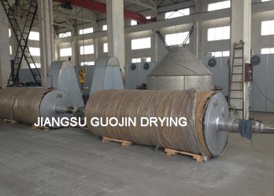 China Double Cylinder Rotary Drum Dryer 150-300kg/h For Brewery Beer Yeast à venda