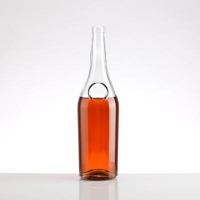 China Super Flint Glass Luxury Brandy Glass Bottle for Whiskey Vodka XO for sale