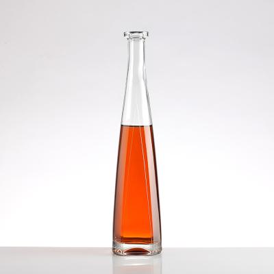 China 375ml 500ml 700ml 750ml 70cl Clear Glass Bottles for Whisky Vodka Oil Rum Liquor Wine for sale