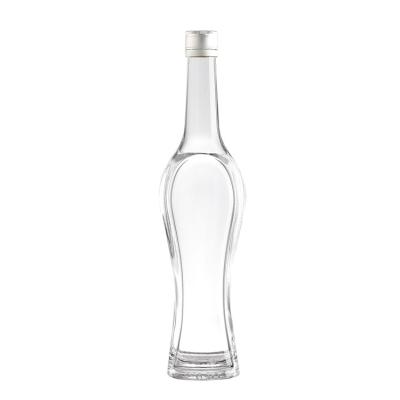 China 375ml 700ml Square Glass Bottle for Gin Rum Vodka Enhance Your Drinking Experience for sale