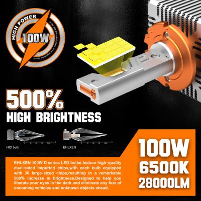 China Universal Compatibility LED Headlight Bulb New with Aluminum Alloy and 000 Hours Lifespan for sale