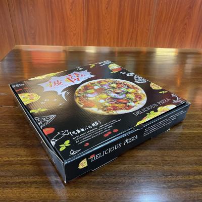 China Customized Wholesale Corrugated Kraft Pizza Package Design Printed Packing Logo Custom 6-12 Inch Pizza Box Food Packagin for sale