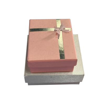 China Wholesale Customized Personalized Logo Small Ring/Jewelry/Necklace Packing Box Gift Packaging Paper Box for sale