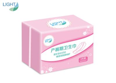 China 55cm Beschikbare Maandverbanden Uiterst dunne Sanitaire Stootkussens voor Gevoelige Huid Te koop