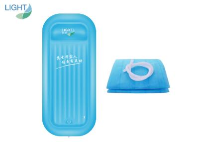 China Foldable Disabled PVC Adult Inflatable Bathtub Aids With Pillow Cold Resistant for sale