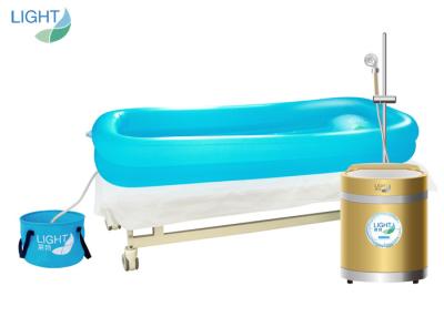 중국 가지고 다닐 수 있는 부풀게할 수 있는 목욕통 25L 업그라드 배터리를 폴딩시키는 자열식 성인 판매용