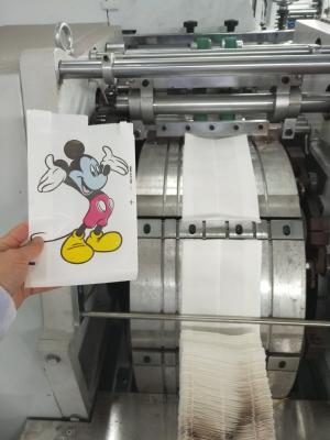 Chine Bande de papier continu imprimée pour ajuster le sac de papier inférieur faisant la machine à vendre
