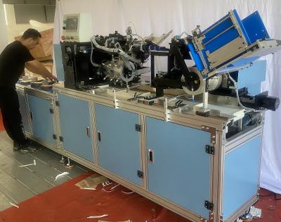 Китай Автоматическая машина для изготовления плоских бумажных мешков с ручкой для склеивания продается