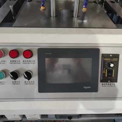 China Disposable Lunch Box Carton Machine Hot Melt Adhesive Process for sale