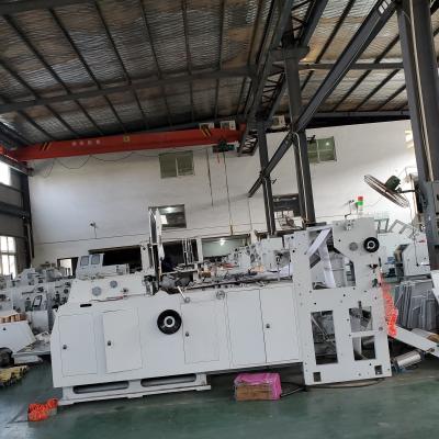 China CE Automatic Paper Bag Making Machine 70-260mm 60-400 Pcs/Min for sale
