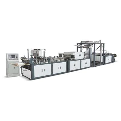 China Automatic Non Woven T-Shirt Bag Making Machine 18-90MM Thickness#40-90 Pcs/Min T Shirt Bag Making Machine 1200mm 18-90mm for sale