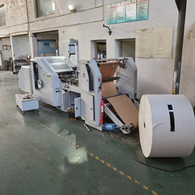 China 380V o papel Carry Bag Making Machine Fully automático, 220V torceu o punho de papel que faz a máquina à venda