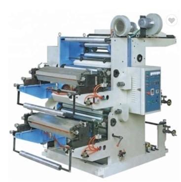 China 2 Color Flexographic Printing Machine for Plastic Film, Paper, Aluminum Foil, Non Woven Fabric and Paper Rolls for sale
