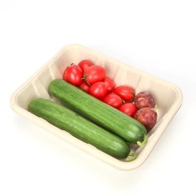 China Fiambreras disponibles amistosas biodegradables de Eco para las frutas de la ensalada en venta