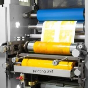 China Cores giratórias da máquina de impressão 4 da etiqueta de Flexo da Web estreita à venda