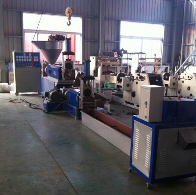 China Hot Cutting Plastic Granulator  Extruder Production Line Waste Plastic for sale