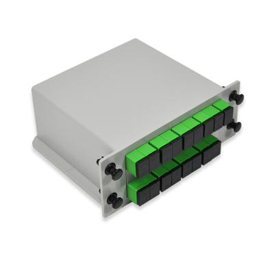 China DIN 1X16-PLC SC/APC LGX Modulized Splitter Insert Cassette Type Optical PLC Fiber Splitter for sale