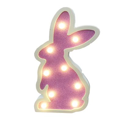 China factory price rabbit light toys sleeping home decoration night light for sale