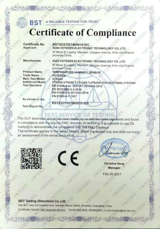 CE - Xian Votesen Electronic Technology Co., Ltd.