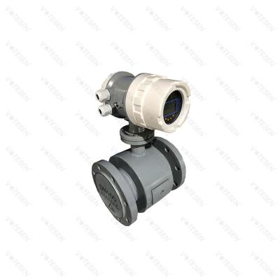China RS485 PTFE Electromagnetic Flow Meter IP65 High Accuracy 4MPa MAX Pressure for sale
