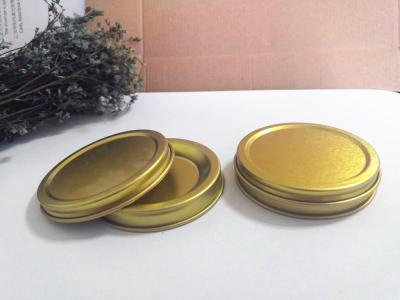 China 10g Vacuum Empty Caviar Tin Can Food Grade With 0.28mm Tinplate Material for sale
