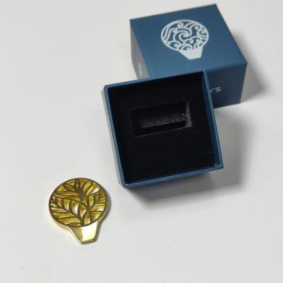China 2024 New Design Caviar Tin Opener Gift Box Key Gift Box With Logo 50x50x38mm à venda