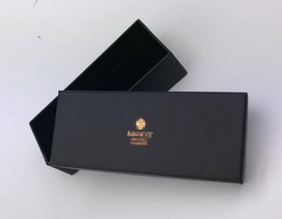 China Top Open Rigid Paper Gift Boxes Rectangle Shaped For Caviar Packing for sale
