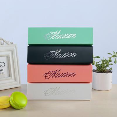 China Flexo Printing Food Packaging Box Open Top Eco - Friendly For Macaron for sale