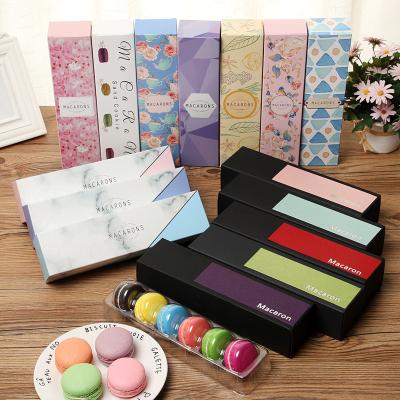 China Colorful Macaron Packing Cardboard Drawer Box , Eco Friendly Food Packaging for sale