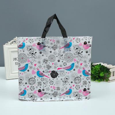 Κίνα Τυπωμένη τσάντα Tote πλαστικών τσαντών λεωφόρων αγορών συνήθεια με τη λαβή 1-8 χρώματα που τυπώνονται προς πώληση