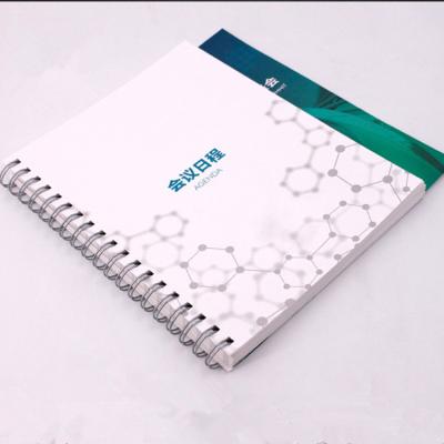 China Varnish Coating Ring Bound Book Printing Custom Color For Promotional for sale