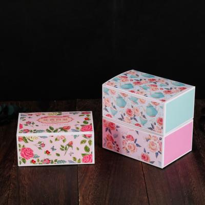 China Impresión en offset de empaquetado de la caja del té de la flor del bocado con tamaño modificado para requisitos particulares en venta