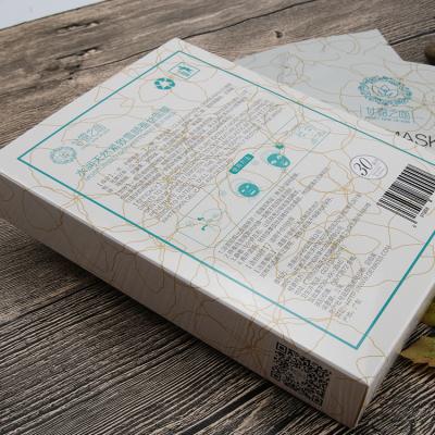 중국 CMYK 색깔 차원 안정을 가진 실크 가면 패킹 마분지 포장 상자 판매용