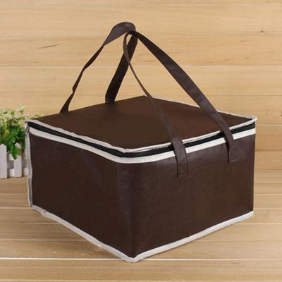 China OEM Soft Insulated Cooler Bag 4 Size Brown Insulated Bag Stock Available for sale