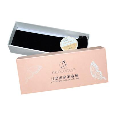 China Caixa de presente de papel rígida da barra feita sob encomenda da beleza da massagem do tamanho com a bandeja interna de Eva à venda