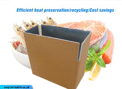 China Insulated Caviar Carton Packaging Boxes For Shipping Seafood for sale