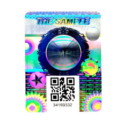 China Electronics Anti Counterfeit Label With QR Code Waterproof for sale