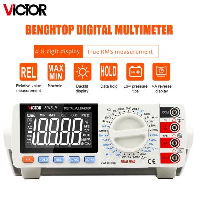 China VC8045 II Table Top Multimeter 19999 Counts Electrician Transistor Capacitance Tester for sale