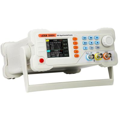 China VICTOR2060H 60MHz DDS Dual channel Various Waveform Range Frequency 100MHz USB Function Digital Signal Generator Counter for sale