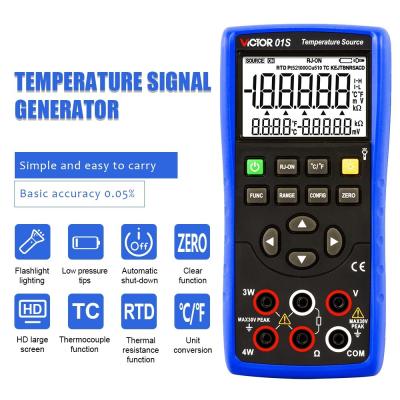 China VICTOR 01S Temperature Signal Generator Temperature Source process calibrator multimeter for sale