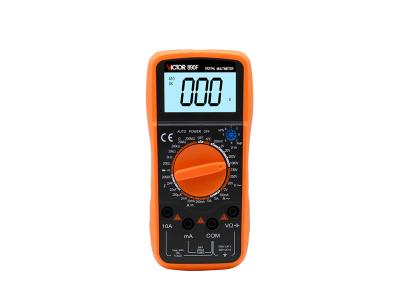 China 6000 Counts Manual Ranging Digital Multimeter Ncv Test Built In Double Fuse for sale