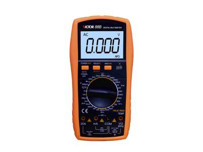 China 1000V 20A AC DC VICTOR Digital Multimeter True RMS With Temperature Frequency for sale