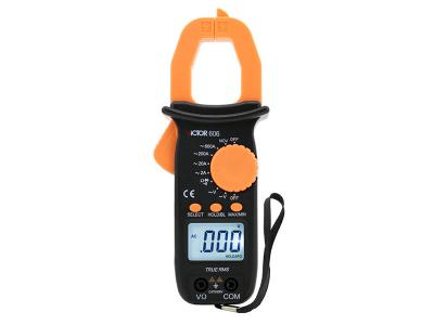 China 600V 20MΩ True RMS Clamp Multimeter 2000 Counts Digital Clamp Tester for sale