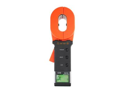 China 6V DC Clamp Type Digital Earth Resistance Tester 30A 1300Ω 32mm for sale
