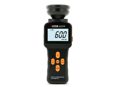 China Digital Stroboscope With Large LCD And Backlight Digital Tachometer Adjust Objects Of High Speed And Moving for sale