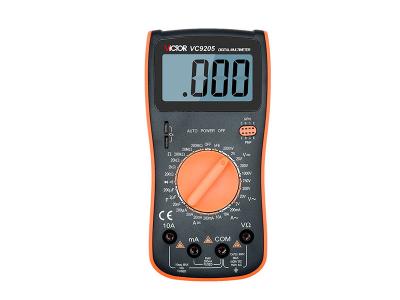 China Anti Interferential Diode Check Multimeter Resistance Test VC9205 for sale