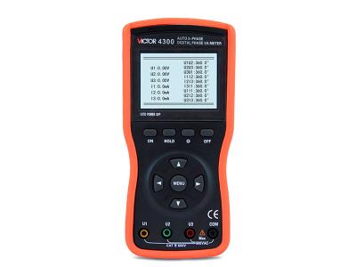 China Multi Functional DC9V Digital Phase Meter Electric Power Detector for sale