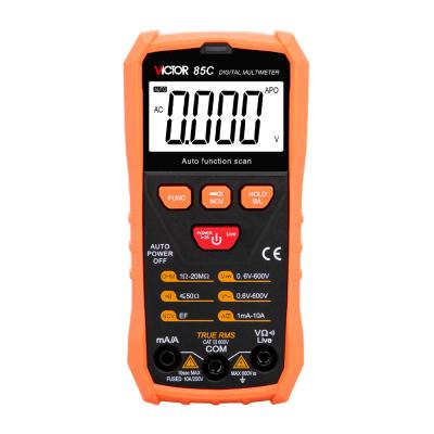 China Small VICTOR 85C 3 1/2 Digits NCV True RMS Digital Multimeter 1999 Counts for sale