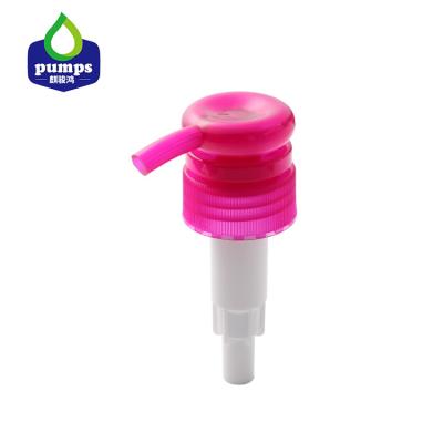 China Plastic Shampoo Lotion Pump Head Screw Cover Non Spill White Soap Pump for sale
