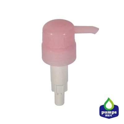 中国 プラスチックねじピンクの石鹸の泡ディスペンサー ポンプ頭部33/410の非こぼれ 販売のため
